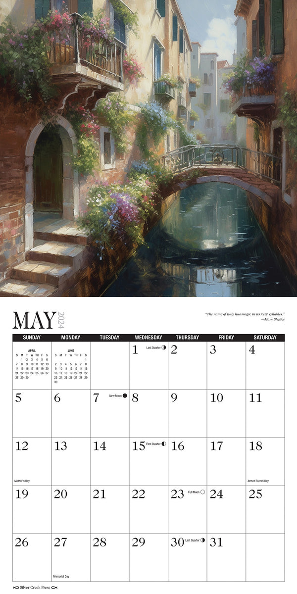 2024 A Year In Italy Calendar Silver Creek Press   202412x12AYearinItaly 2 SM 600x 