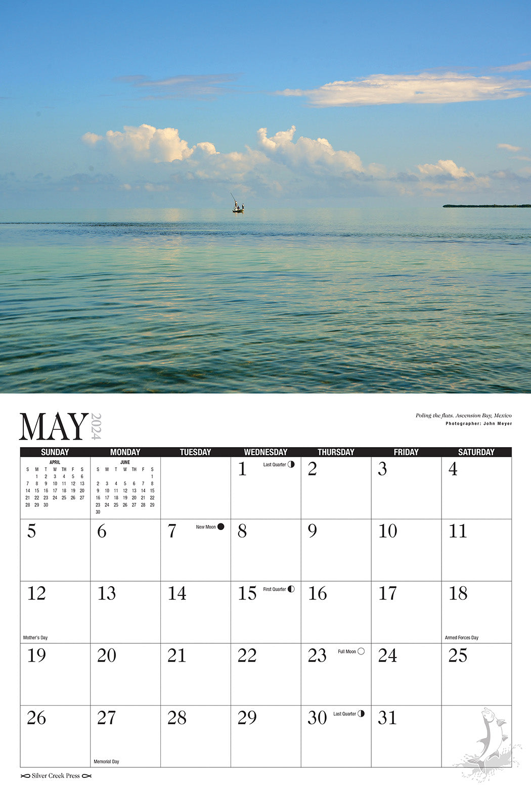 2024 Saltwater Fly Fishing Calendar Silver Creek Press