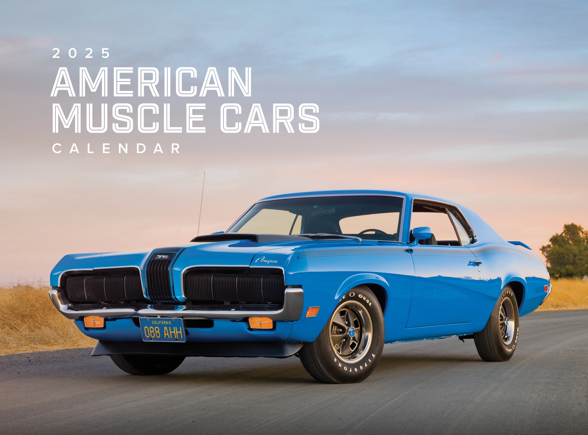 2025 American Muscle Cars Calendar