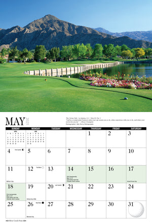 2025 Best Of Golf Calendar