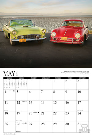 2025 Classic Cars Calendar