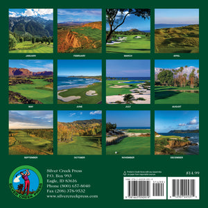 2025 A Year Of Golf Calendar 12x12