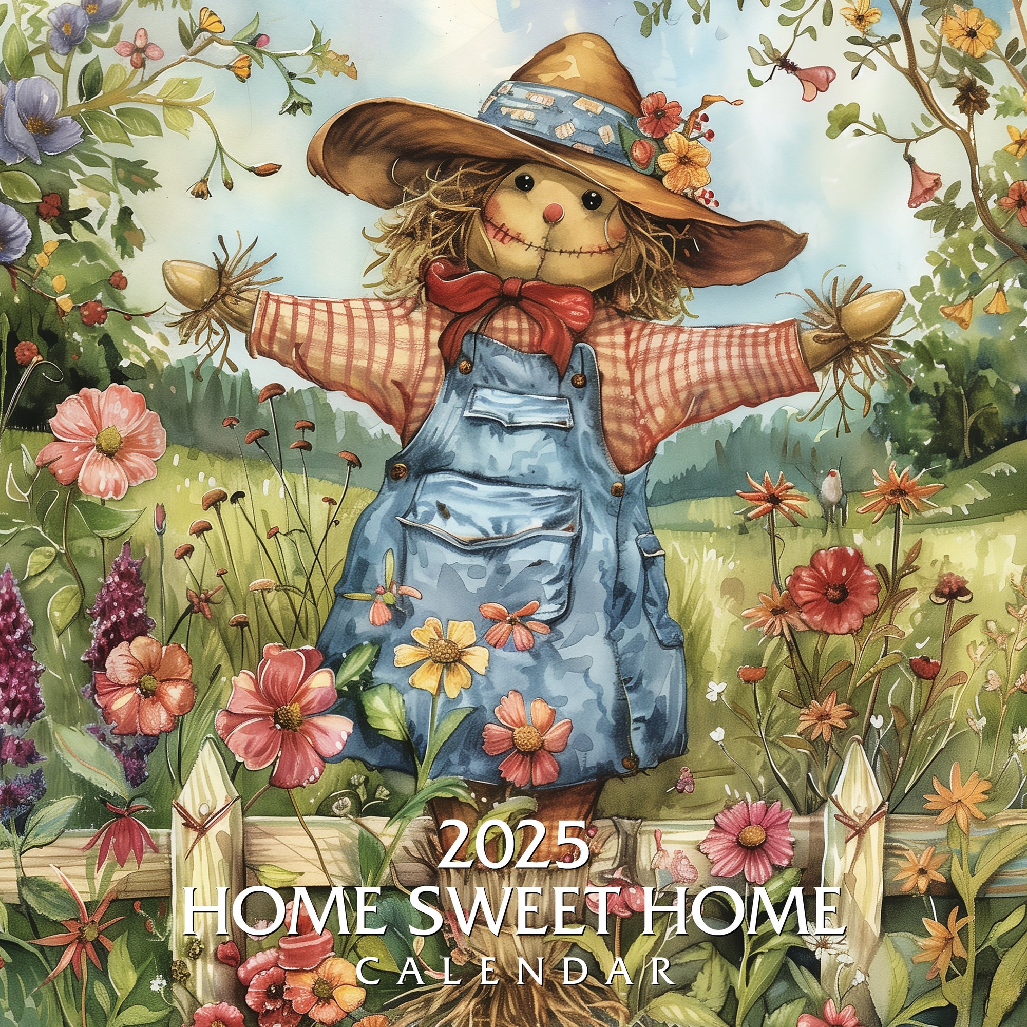 2025 Home Sweet Home Calendar 12x12