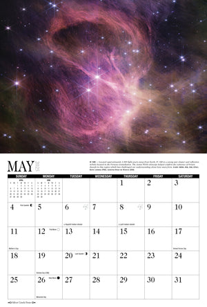 2025 Hubble | Webb Space Telescopes Calendar