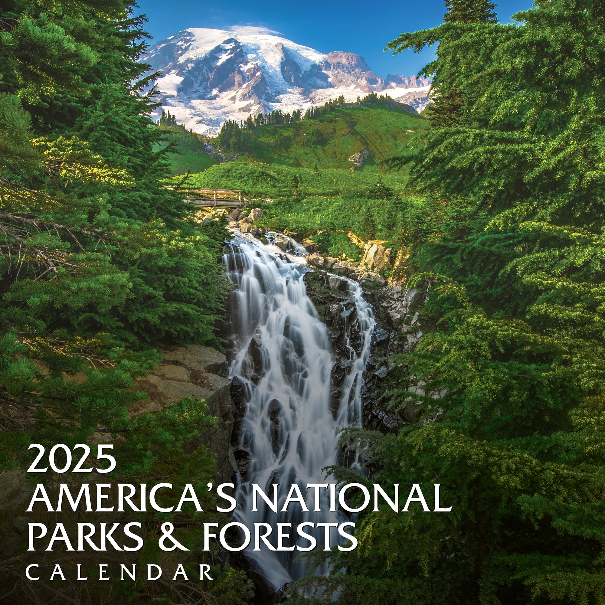 2025 America's National Parks & Forests Calendar 12x12