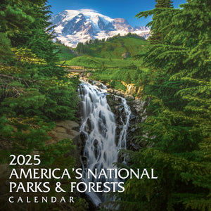 2025 America's National Parks & Forests Calendar 12x12