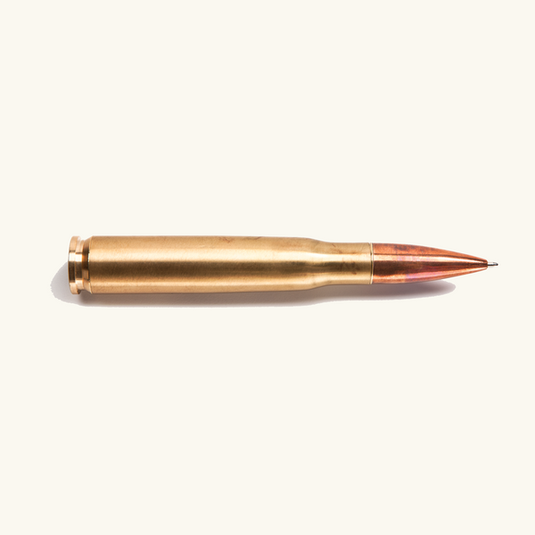 NIB Brass Big Shot .50 Caliber Bullet Pen Writing Instrument